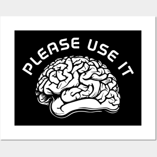 Use Your Brain Posters and Art